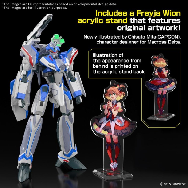MACROSS - HG 1/100 VF-31J Siegfried (Hayate Use) Deluxe - Model Kit 