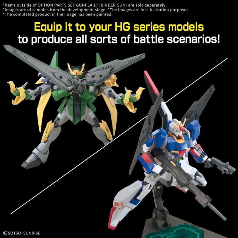 GUNDAM - Option Parts Set Gunpla 17 (Binder Gun) - Model Kit 