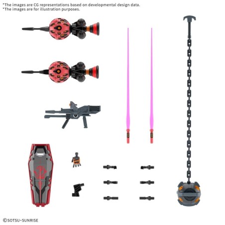 GUNDAM - HG 1/144 Red Gundam - Model Kit GQuuuuuuX Series 