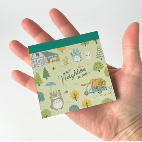 MON VOISIN TOTORO - Totoro Forêt - Bloc Mémo 7.5x7.5cm 