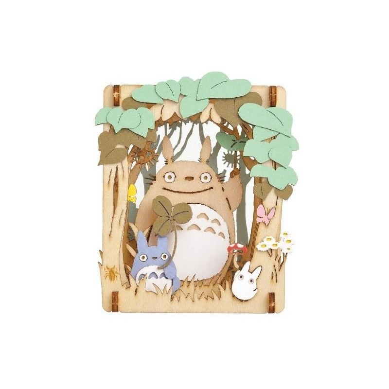 MON VOISIN TOTORO - Totoro - Théâtre de papier Style Bois 
