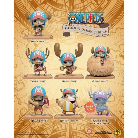 ONE PIECE - Chopper - Freeny's Hidden Dissectibles (Display 6 Fig.) 