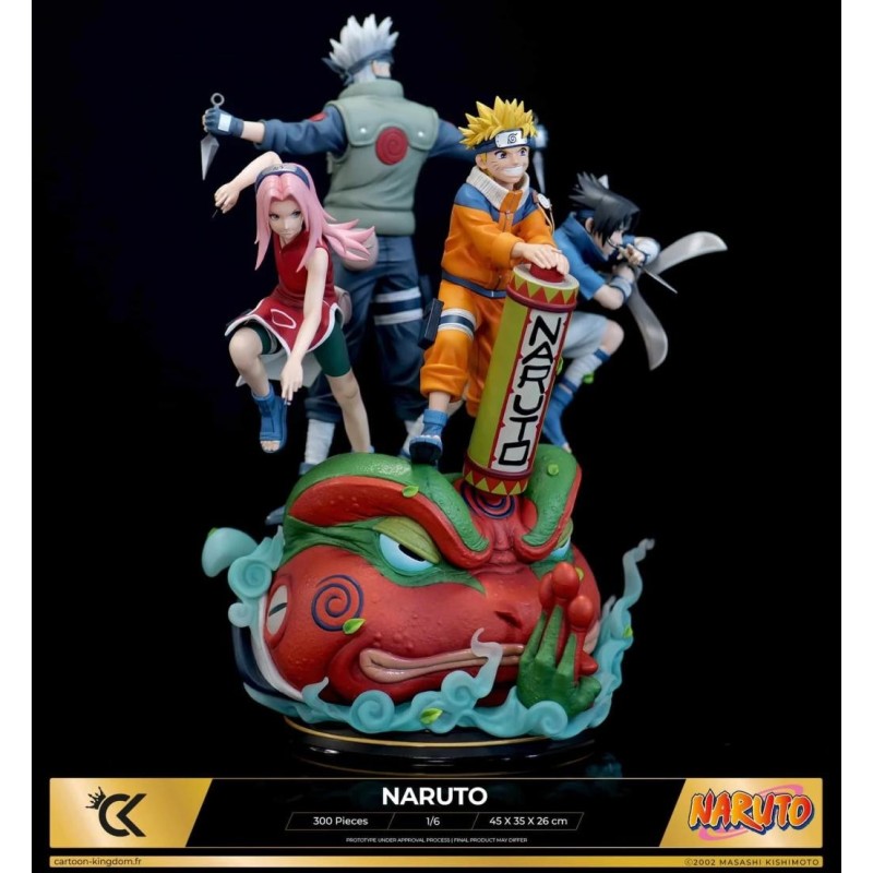 NARUTO - Naruto Team - Statue Resin 1/6 45cm 