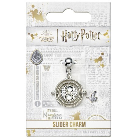 HARRY POTTER - Time Turner - Silver Slider Charm 