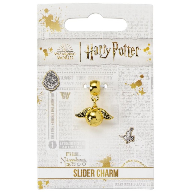 HARRY POTTER - 3D Golden Snitch - Slider Charm 