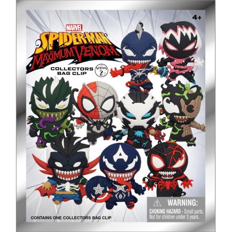 VENOM - Series 2 - 3D Foam Bag Clip (Display 24 Pcs) 
