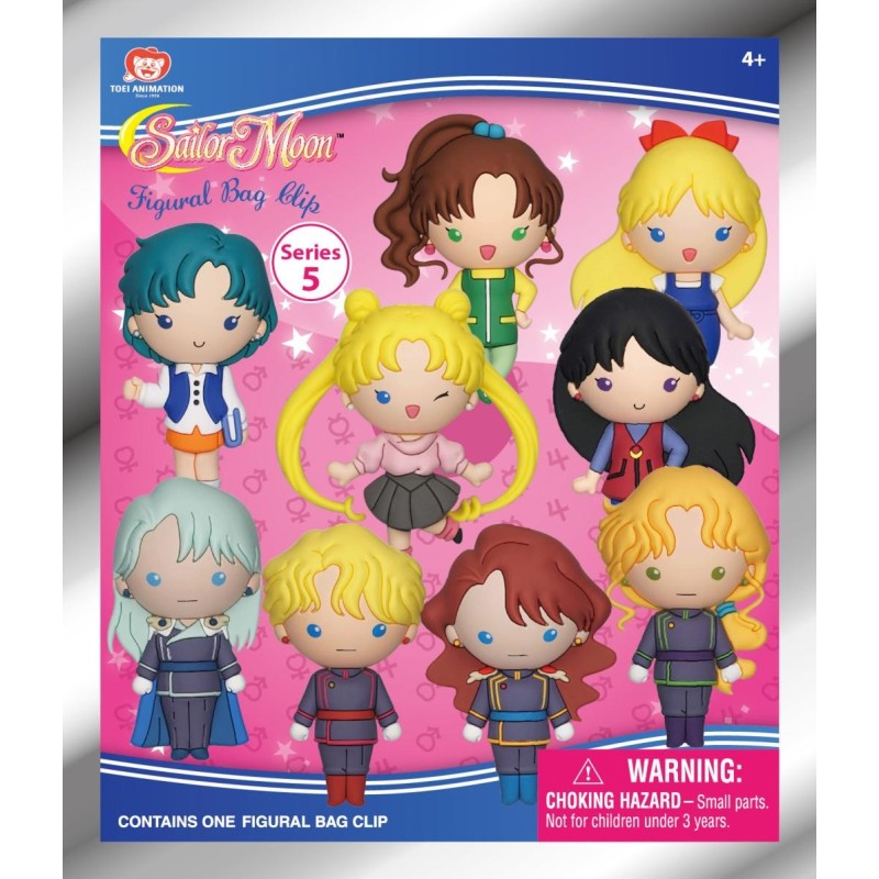 SAILOR MOON - Series 5 - 3D Foam Bag Clip (Display 24 Pcs) 