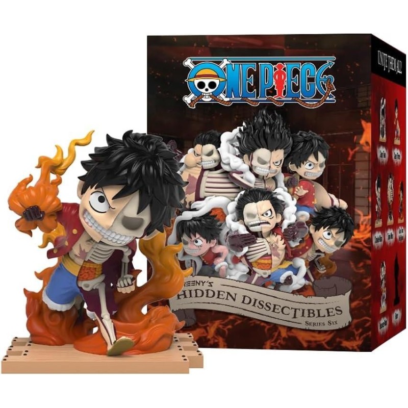 ONE PIECE - Luffy Gears -Freeny's Hidden Dissectibles (Display 6 Fig.) 
