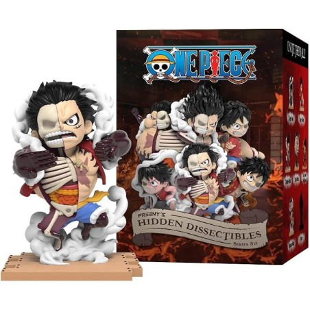 ONE PIECE - Luffy Gears -Freeny's Hidden Dissectibles (Display 6 Fig.) 