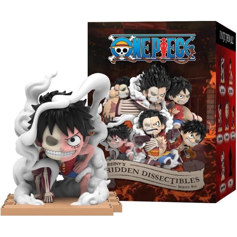 ONE PIECE - Luffy Gears -Freeny's Hidden Dissectibles (Display 6 Fig.) 