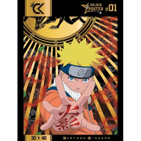 NARUTO - Naruto - Golden Poster 30x40cm 