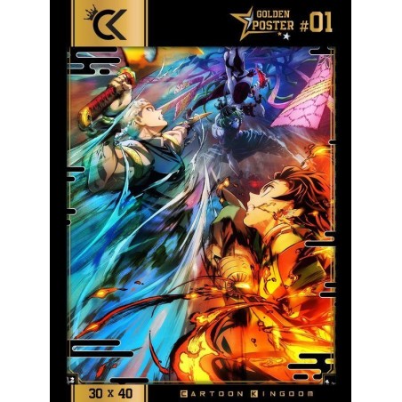 DEMON SLAYER - Saison 2 - Golden Poster 30x40cm 