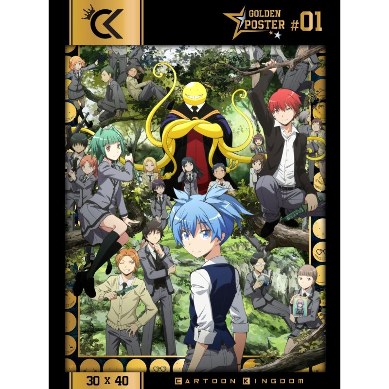 ASSASSINATION CLASSROOM - Golden Poster 30x40cm 