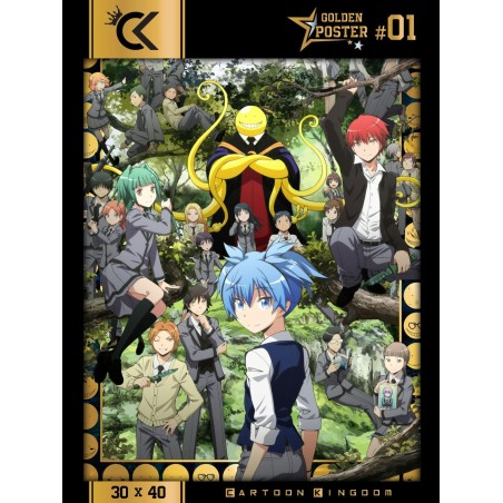 ASSASSINATION CLASSROOM - Golden Poster 30x40cm 