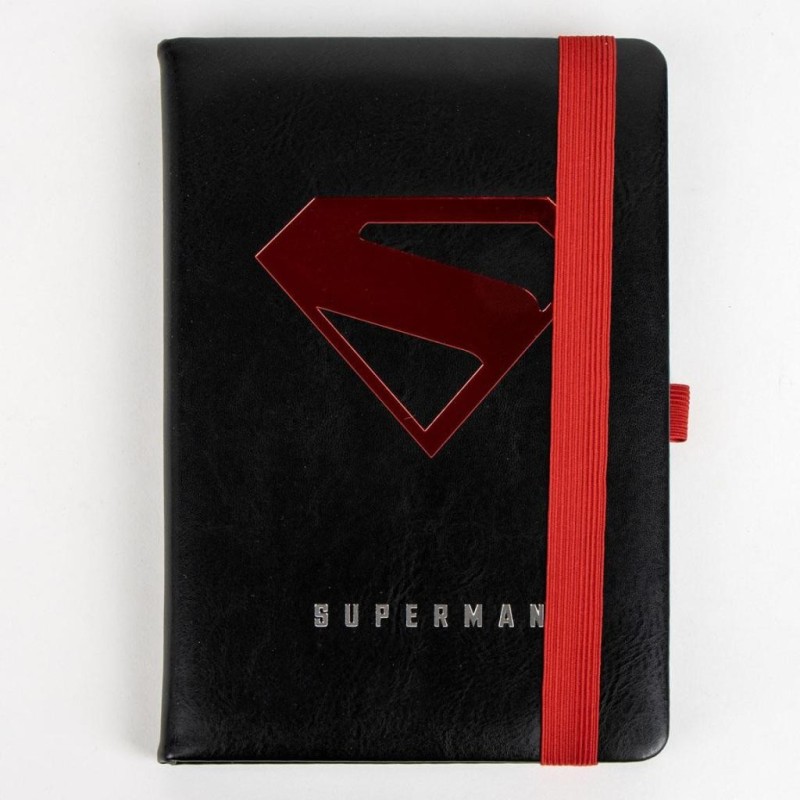 SUPERMAN - Stationery Set - A5 Notebook + Badge 