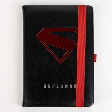 SUPERMAN - Set de Papeterie - Notebook A5 + Badge 
