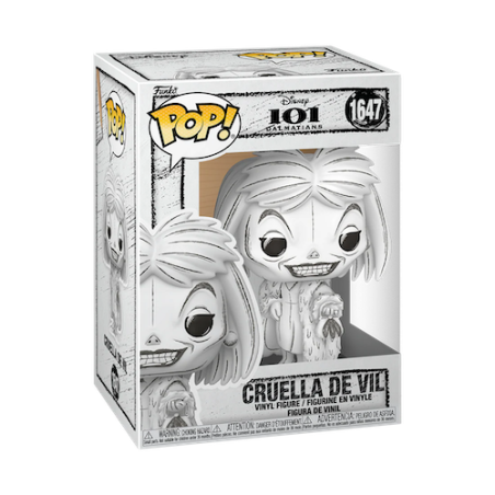 SKETCHED - POP Disney N° 1647 - Cruella d'Enfer 
