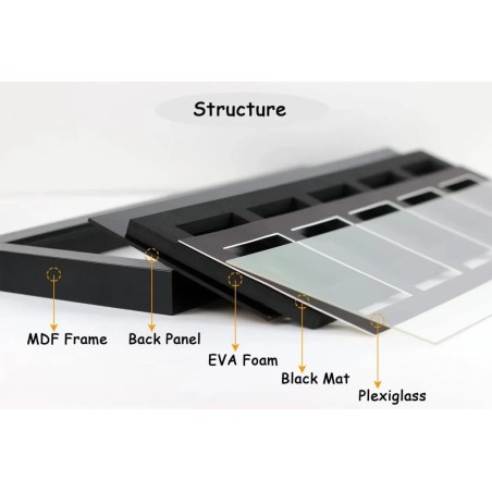EVORETRO - Display Case for 3 Cards In Magnetic Case 1pc 