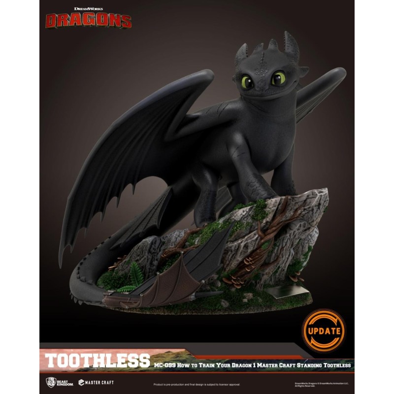 DRAGON - Krokmou - Statuette Master Craft 31cm 
