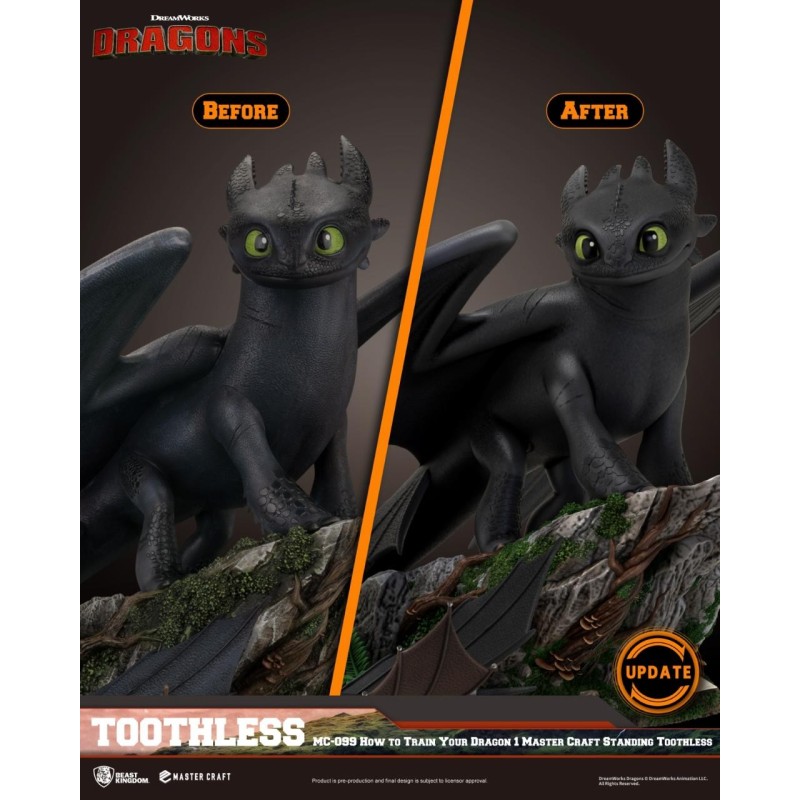 DRAGON - Toothless - Statuette Master Craft 31cm 