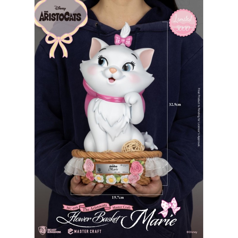 LES ARISTOCHATS - Flower Basket Marie - Statuette Master Craft 32.9cm 