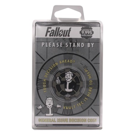 FALLOUT - Pièce de décision (Blanc & Noir) - Pièce Edition Limitée 