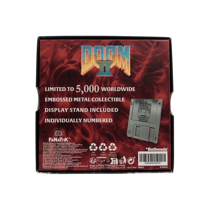 DOOM II - Replique Floppy Disk Edition Limitée 