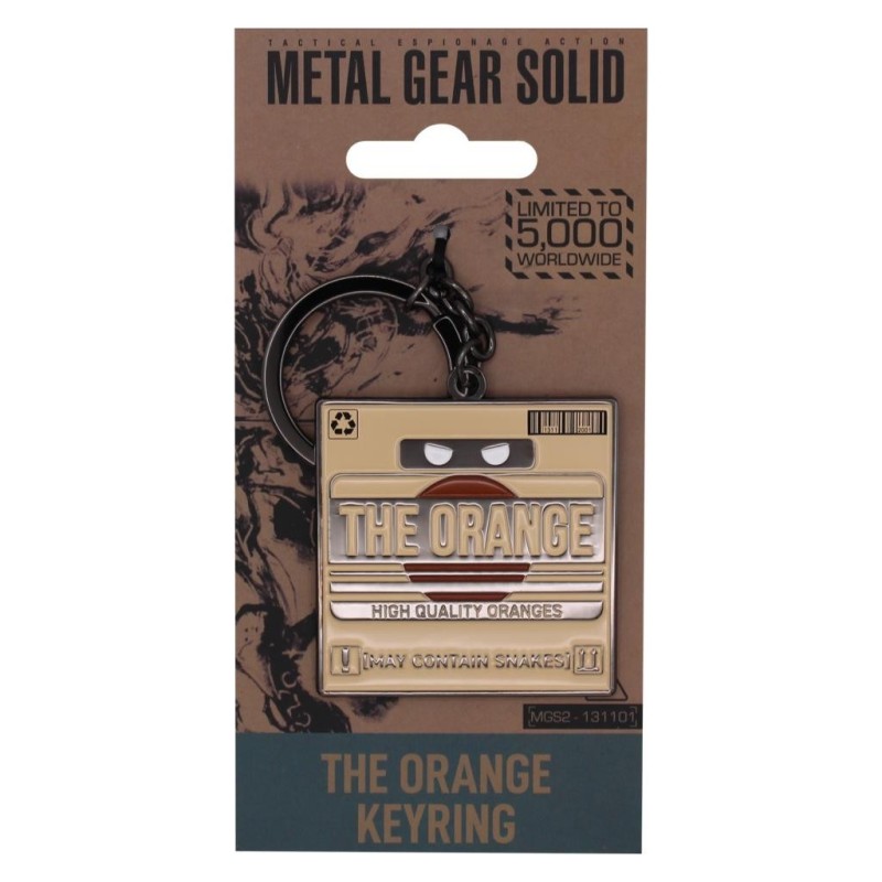 METAL GEAR SOLID 2 - Cardboard Box - Limited Edition Keyring 