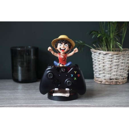ONE PIECE NETFLIX - Luffy Wanted - Support Manette & Portable - 20cm 