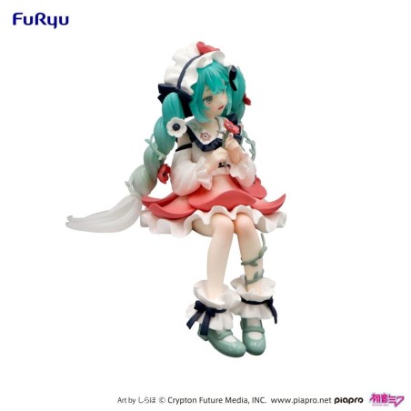 HATSUNE MIKU - Flower Fairy Anemone - Statuette Noodle Stopper 14cm 