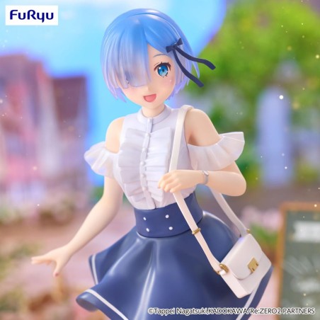 RE ZERO - Rem "Date Plan" - Statue Trio-Try-It 21cm 