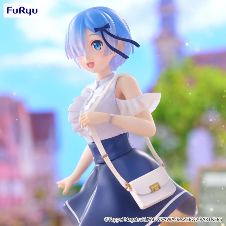 RE ZERO - Rem "Date Plan" - Statue Trio-Try-It 21cm 