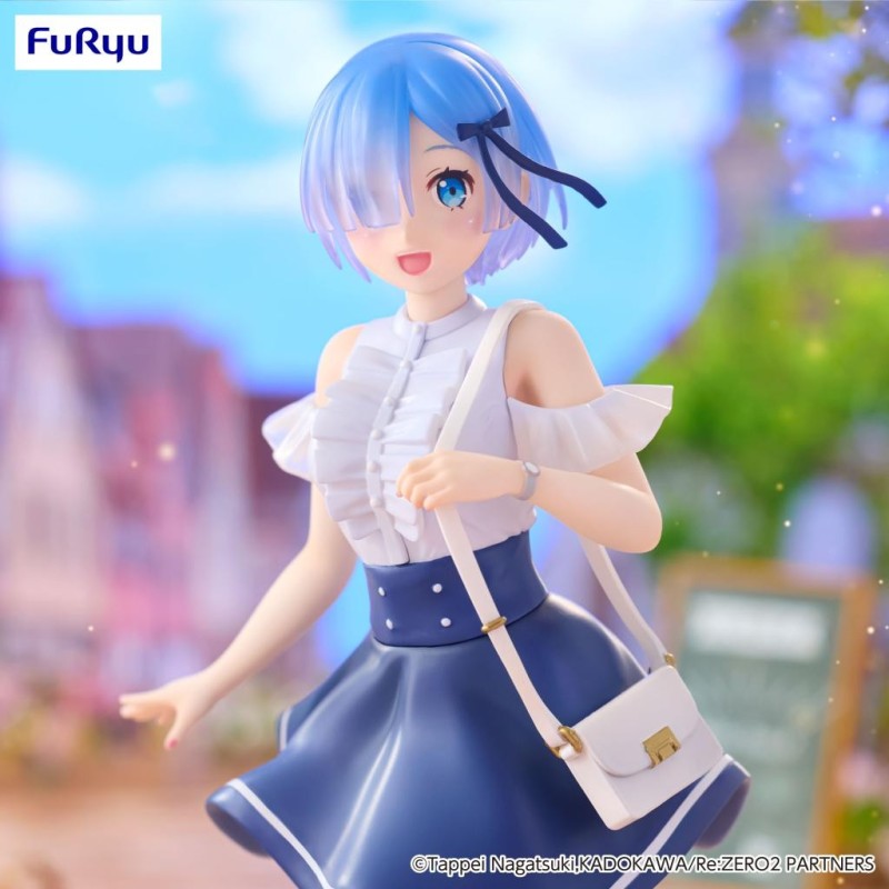 RE ZERO - Rem "Date Plan" - Statue Trio-Try-It 21cm 