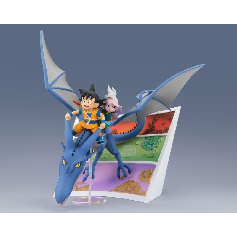 DRAGON BALL - Son Goku Mini & Supreme Kai - Statue FiguartsZERO 23cm 