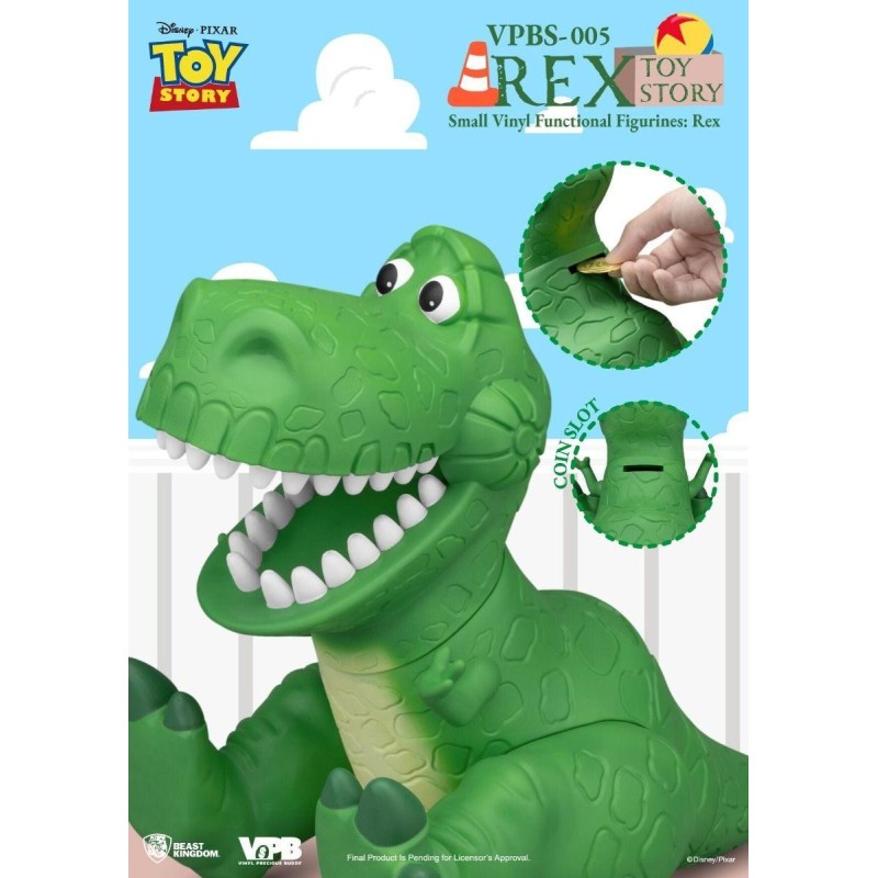 TOY STORY - Rex - Tirelire 25cm 