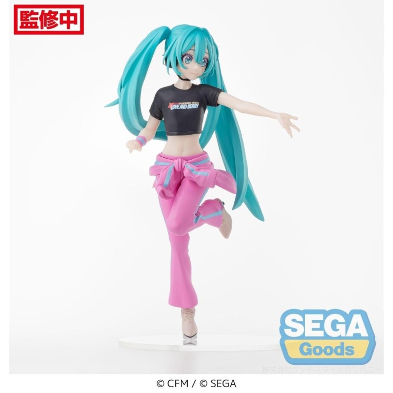 HATSUNE MIKU - Berry costume - Statuette Desktop x Decorate 17cm 