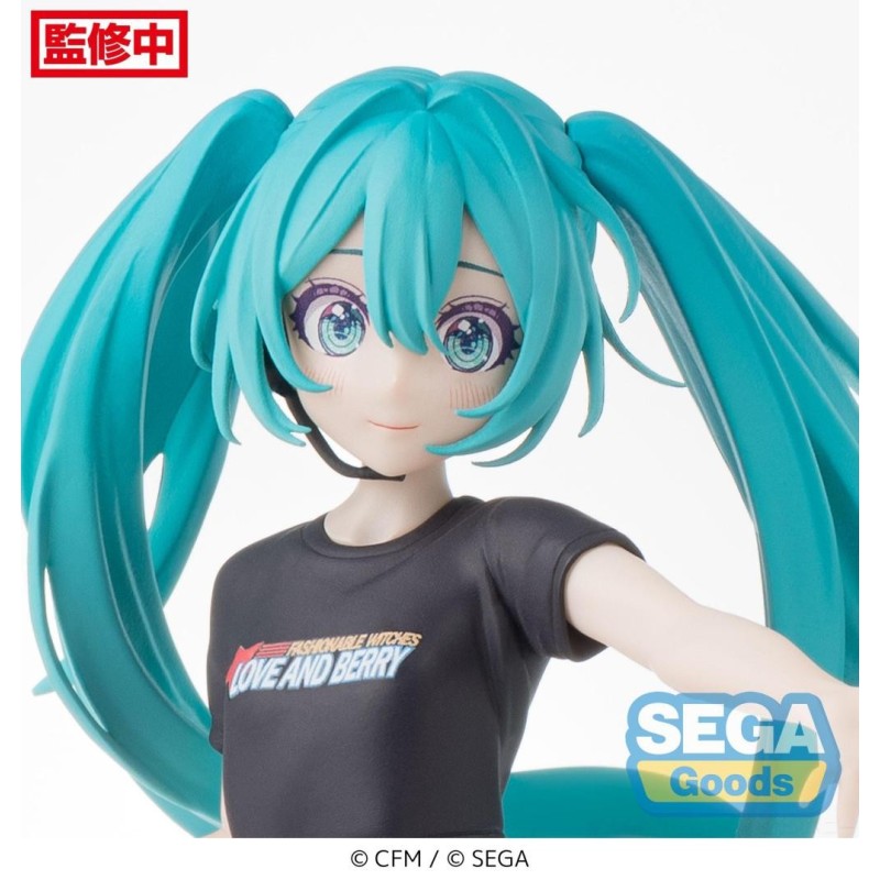HATSUNE MIKU - Berry costume - Statuette Desktop x Decorate 17cm 