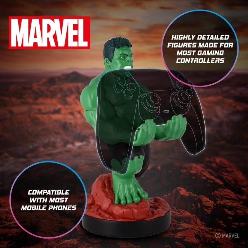 MARVEL - Hulk - Controller & Phone Support - 20cm 