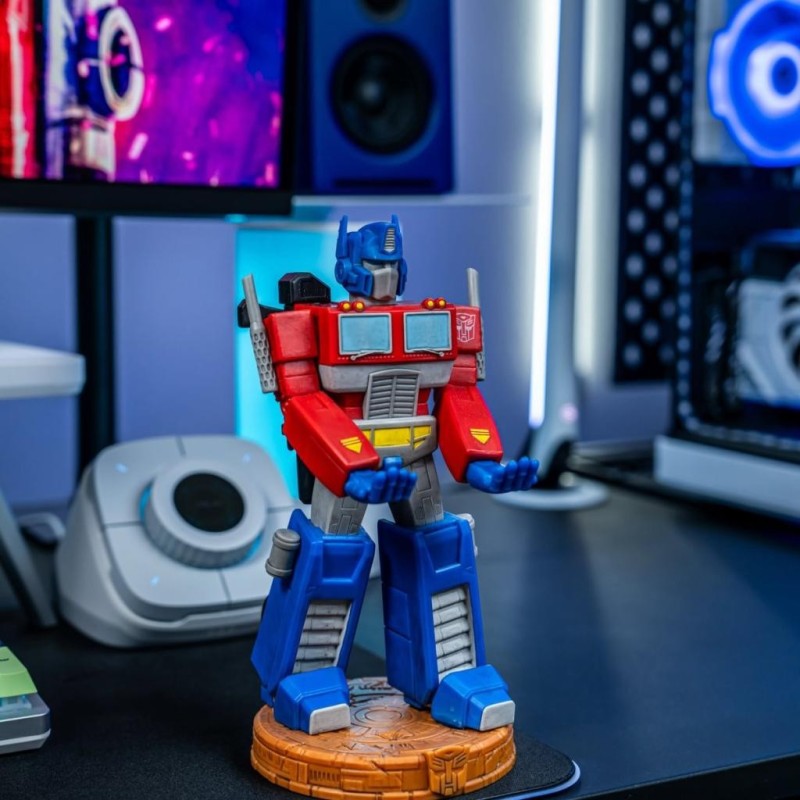TRANSFORMERS - Optimus Prime - Support Manette & Portable - 20cm 