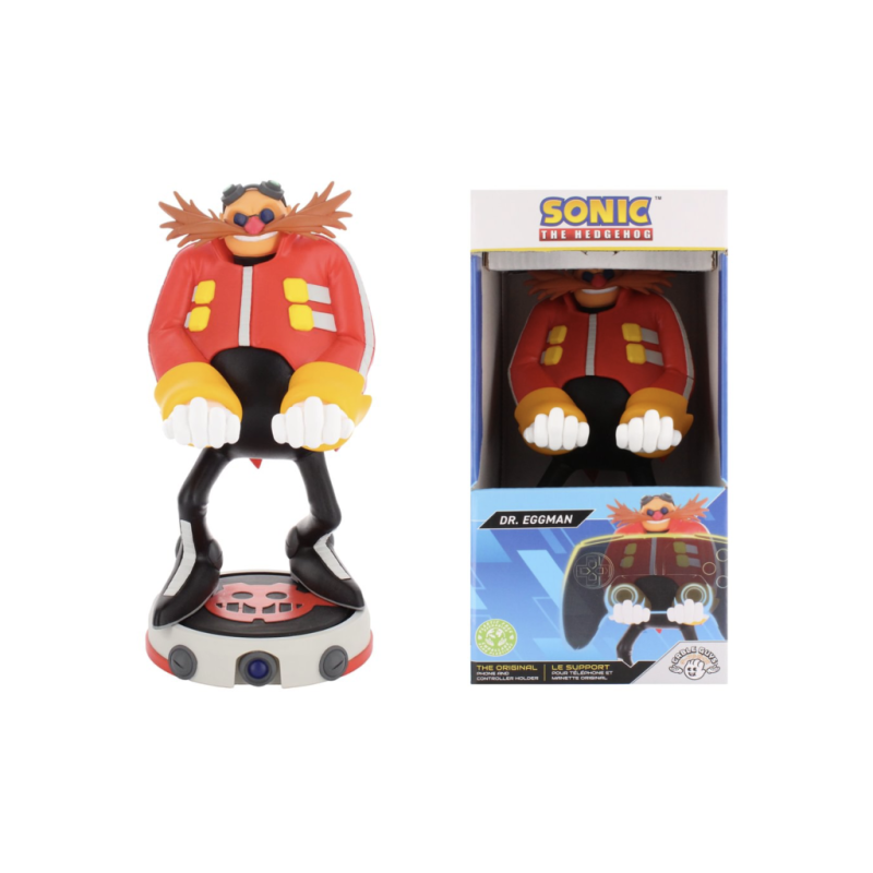 SONIC - Dr Eggman - Support Manette & Portable - 20cm 