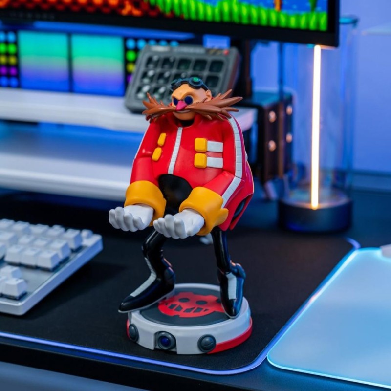 SONIC - Dr Eggman - Support Manette & Portable - 20cm 