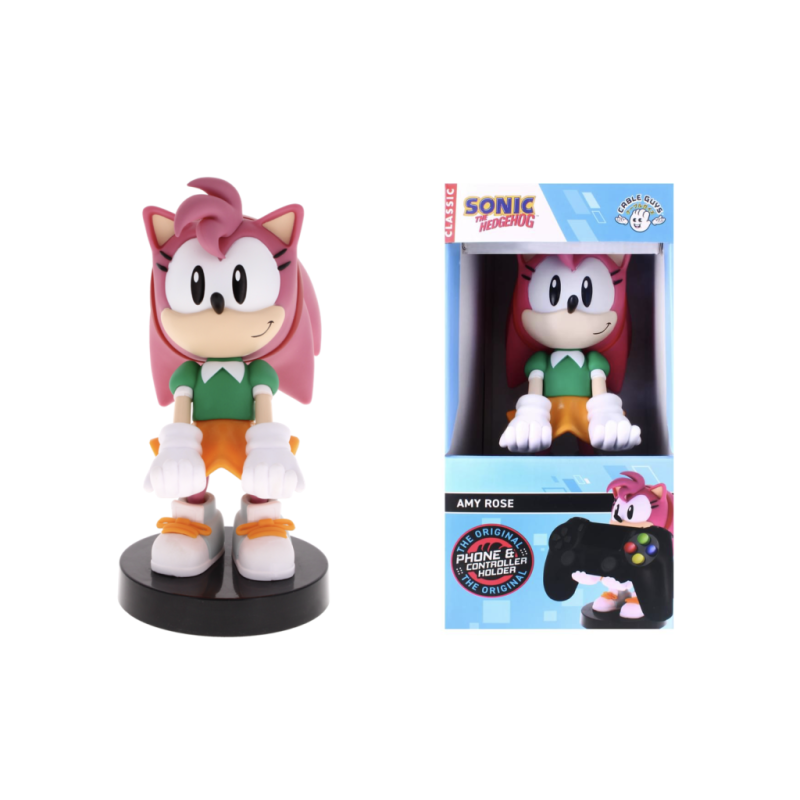 SONIC - Amy Rose - Support Manette & Portable - 20cm 