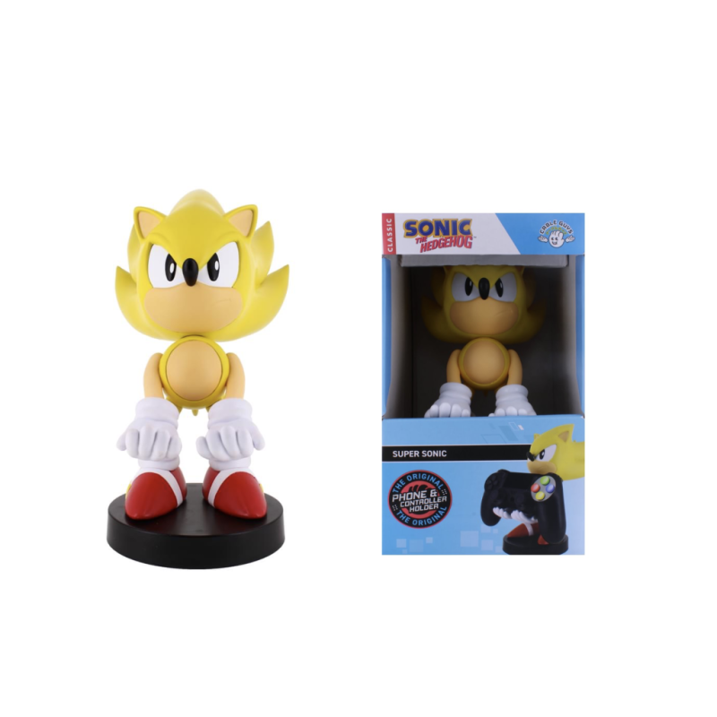 SONIC - Super Sonic - Support Manette & Portable - 20cm 