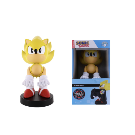 SONIC - Super Sonic - Support Manette & Portable - 20cm 