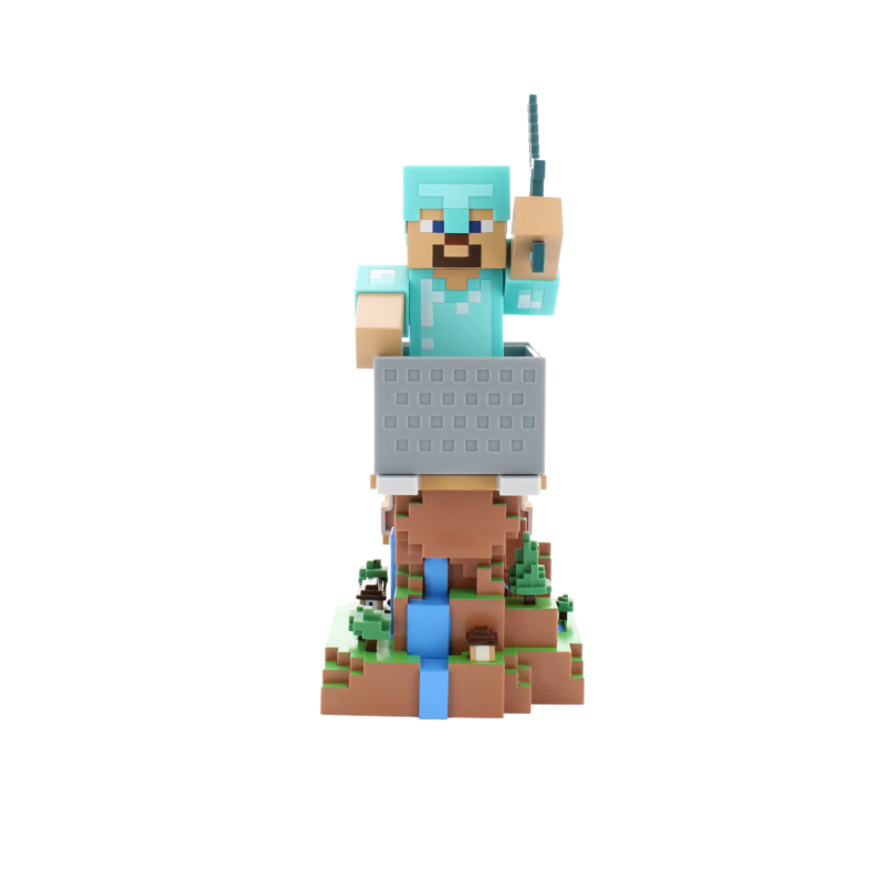 MINECRAFT - Steeve in Armour - Controller & Phone Support - 20cm 
