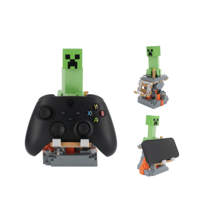MINECRAFT - Creeper - Support Manette & Portable - 20cm 