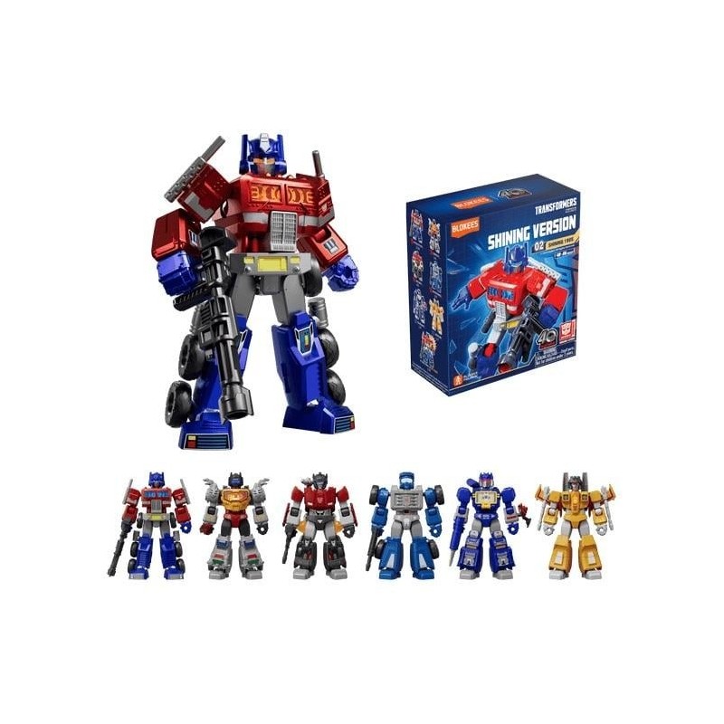 TRANSFORMERS - Shining Version 02 - Model Kit Blokees Display 6 pc 