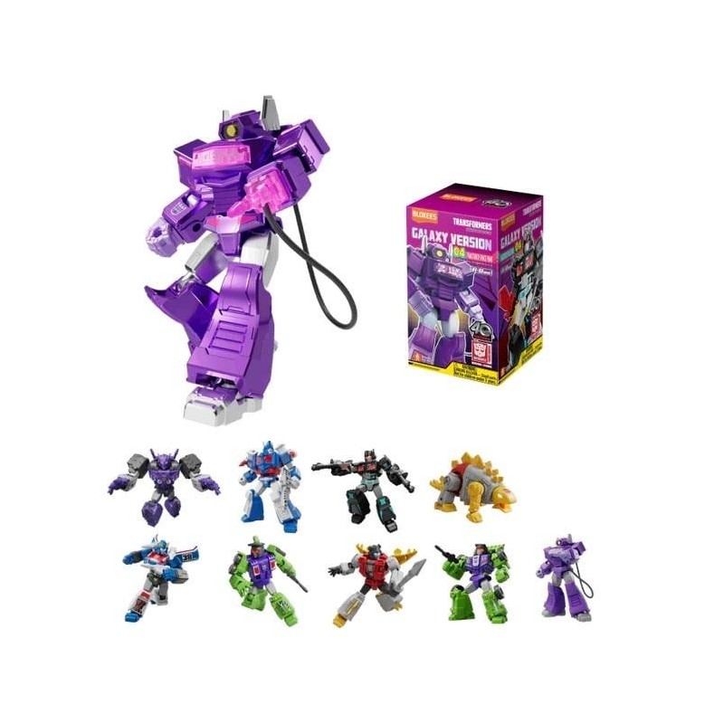 TRANSFORMERS - Galaxy Version 04 - Model Kit Blokees Display 9 pc 
