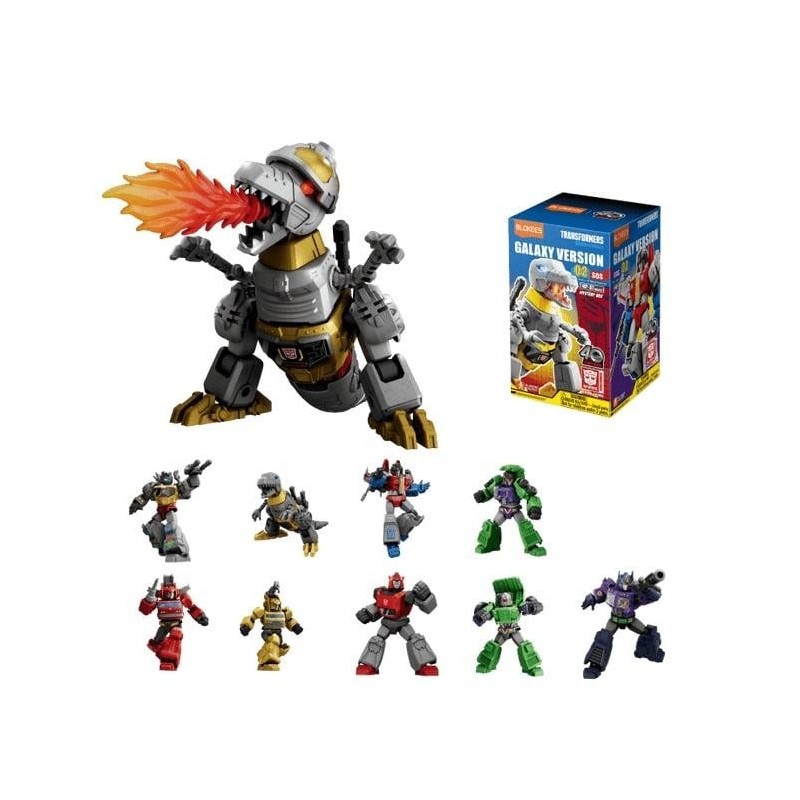 TRANSFORMERS - Galaxy Version 02 - Model Kit Blokees Display 9 pc 