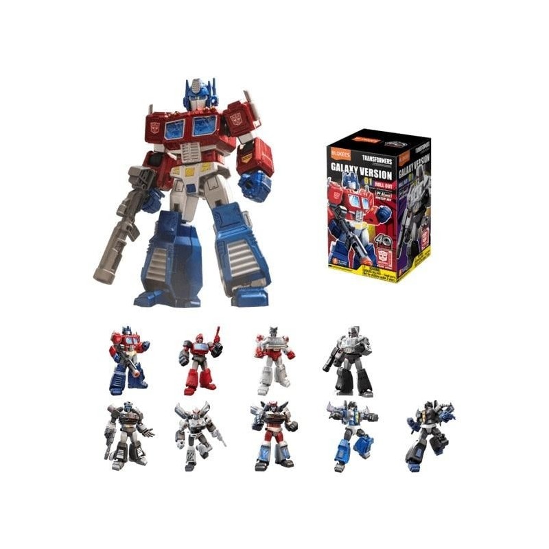 TRANSFORMERS - Galaxy Version 01 - Model Kit Blokees Display 9 pc 